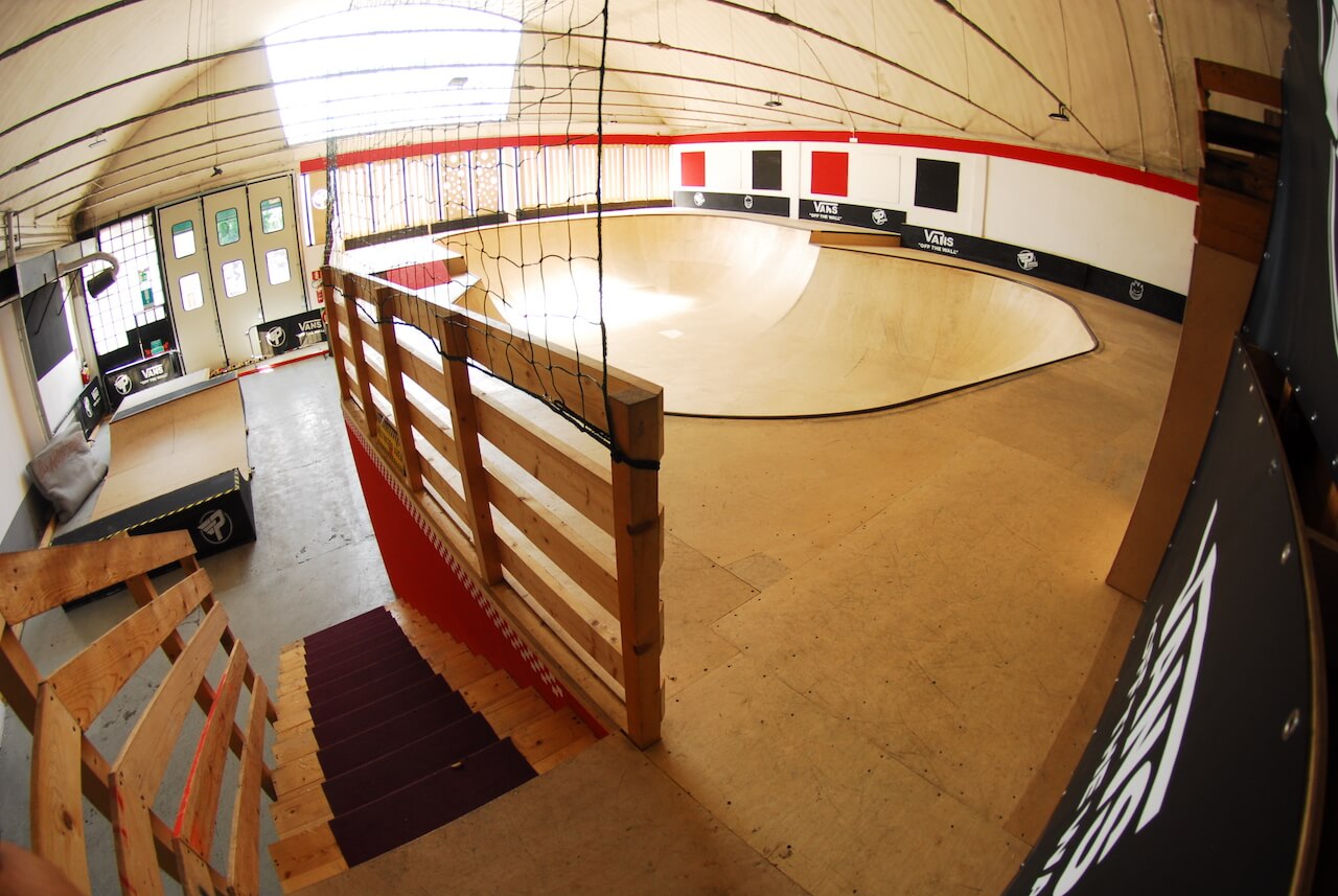 mini ramp skatepark indoor milano
